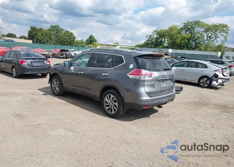 2014 Nissan Rogue Sl из США, поврежденный, VIN 5N1AT2MV9EC853981